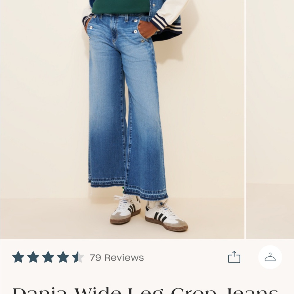 AG Anthropologie Blue Flare Jeans